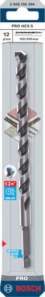 PRO HEX-5 burgija, 12×150×200 mm 2608706994