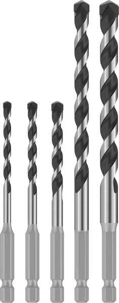 Bosch PRO HEX-5 set burgija, 4×100, 5×100, 6×100, 8×150, 10x150 mm, 5 kom. 2608707004