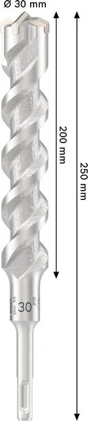PRO SDS plus-5X burgija za udarne bušilice, 30×200×250 mm 2608707243