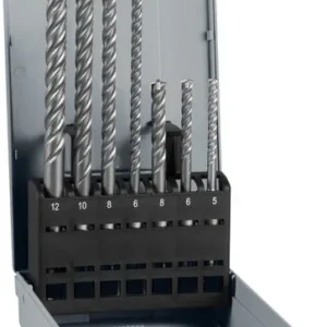 Bosch Komplet PRO SDS plus-5X burgija za udarne bušilice od 5/6/8/6/8/10/12 mm, 7 delova 2608707246