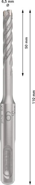 PRO SDS plus-5X burgija za udarne bušilice 6,5×50×110 mm 2608833781