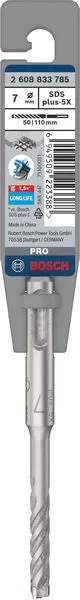 PRO SDS plus-5X burgija za udarne bušilice 7×50×110 mm 2608833785