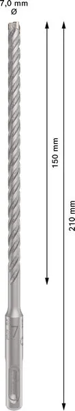 PRO SDS plus-5X burgija za udarne bušilice 7×150×210 mm 2608833787
