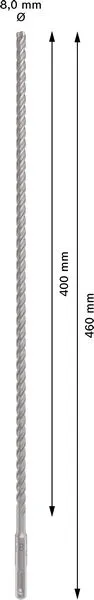 PRO SDS plus-5X burgija za udarne bušilice 8×400×460 mm 2608833794