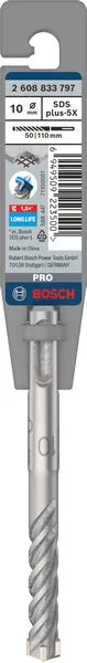 PRO SDS plus-5X burgija za udarne bušilice 10×50×110 mm 2608833797