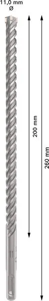 PRO SDS plus-5X burgija za udarne bušilice 11×200×260 mm 2608833806