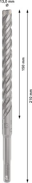 PRO SDS plus-5X burgija za udarne bušilice 13×150×210 mm 2608833814