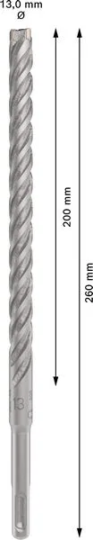PRO SDS plus-5X burgija za udarne bušilice 13×200×260 mm 2608833815