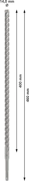 PRO SDS plus-5X burgija za udarne bušilice 14×400×460 mm 2608833821