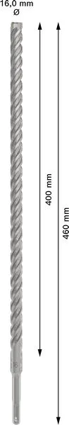 PRO SDS plus-5X burgija za udarne bušilice 16×400×460 mm 2608833829