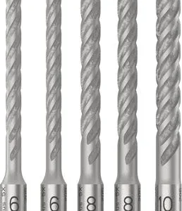 Bosch PRO SDS plus-5X set burgija za udarne bušilice 6/6/8/8/10 mm, 5 kom 2608833911