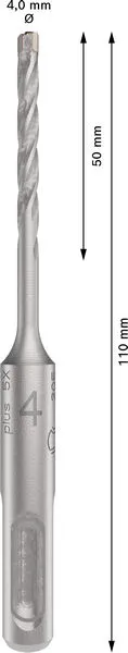 PRO SDS plus-5X burgija za udarne bušilice 4×50×110 mm 2608836604