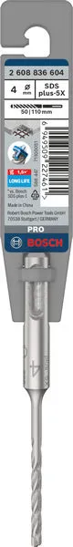 PRO SDS plus-5X burgija za udarne bušilice 4×50×110 mm 2608836604