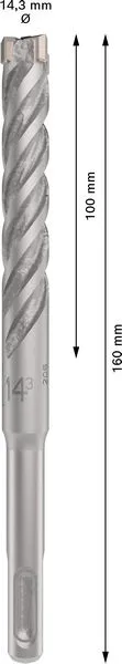 PRO SDS plus-5X burgija za udarne bušilice, 14,3×100×160 mm 2608836625