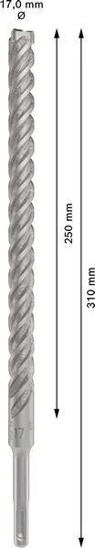 PRO SDS plus-5X burgija za udarne bušilice, 17×250×310 mm 2608836629