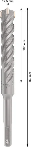 PRO SDS plus-5X burgija za udarne bušilice 17,5×100×160 mm 2608836630
