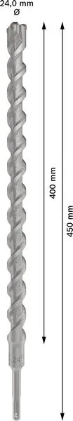 PRO SDS plus-5X burgija za udarne bušilice 24×400×450 mm 2608836648