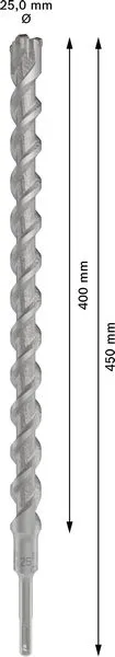 PRO SDS plus-5X burgija za udarne bušilice 25×400×450 mm 2608836650