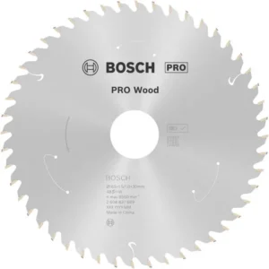 Bosch PRO Wood list akumulatorske kružne testere 165×1,5×30 mm, T48 2608837689