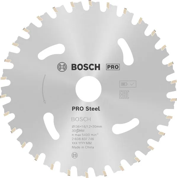 Bosch PRO Steel cordless list kružne testere 136×1,6×20 mm 2608837746
