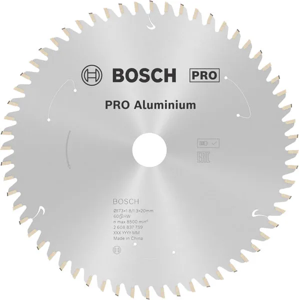 Bosch PRO Aluminium cordless list kružne testere 173×1,8×20 mm 2608837759