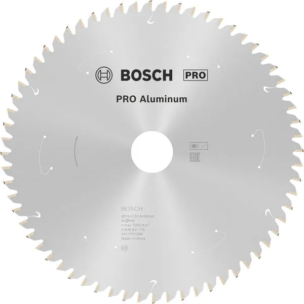 Bosch PRO Aluminium cordless list kružne testere 216×2,2×30 mm 2608837776