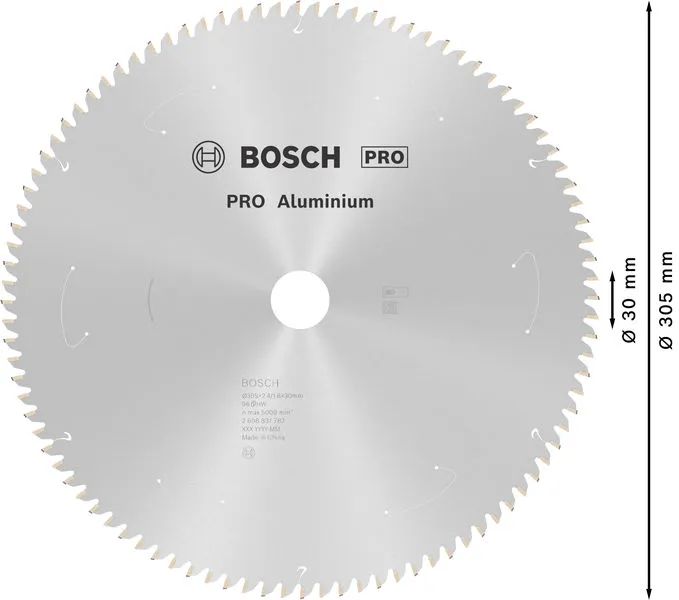 PRO Aluminium cordless list kružne testere 305×2,4×30 mm 2608837782