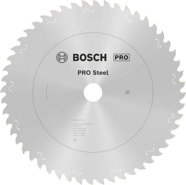 Bosch PRO Steel list kružne testere sa kablom, 254×2,2×25,4 mm, T52 2608844867