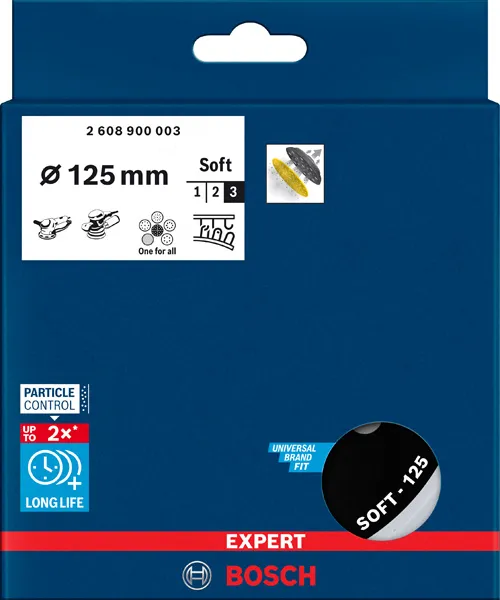 EXPERT Multihole univerzalni brusni disk 125 mm, meki 2608900003