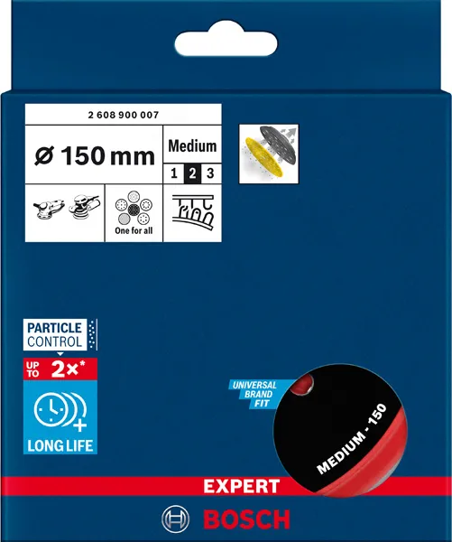 EXPERT Multihole univerzalni brusni disk 150 mm, srednji 2608900007