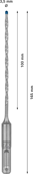 EXPERT SDS plus-7X burgija za udarne bušilice od 3,5x100x165 mm 2608900056