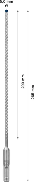 EXPERT SDS plus-7X burgija za udarne bušilice od 5 x 200 x 265 mm 2608900062