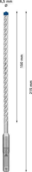 EXPERT SDS plus-7X burgija za udarne bušilice od 6,5 x 150 x 215 mm 2608900079