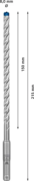 EXPERT SDS plus-7X burgija za udarne bušilice od 8 x 150 x 215 mm 2608900089
