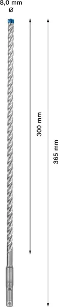 EXPERT SDS plus-7X burgija za udarne bušilice od 8 x 300 x 365 mm 2608900092