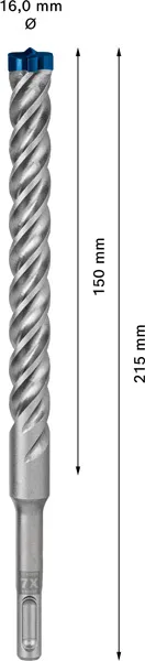EXPERT SDS plus-7X burgija za udarne bušilice od 16 x 150 x 215 mm 2608900130