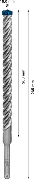 EXPERT SDS plus-7X burgija za udarne bušilice od 16 x 200 x 265 mm 2608900131