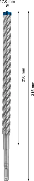 EXPERT SDS plus-7X burgija za udarne bušilice od 17 x 250 x 315 mm 2608900137