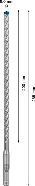 EXPERT SDS plus-7X burgija za udarne bušilice od 8 x 200 x 265 mm, 10 delova 2608900169