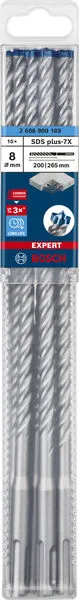 EXPERT SDS plus-7X burgija za udarne bušilice od 8 x 200 x 265 mm, 10 delova 2608900169