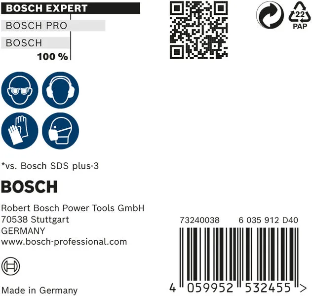 EXPERT SDS plus-7X burgija za udarne bušilice od 10 x 200 x 265 mm, 10 delova 2608900172