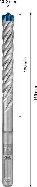 EXPERT SDS plus-7X burgija za udarne bušilice od 12 x 100 x 165 mm, 10 delova 2608900173