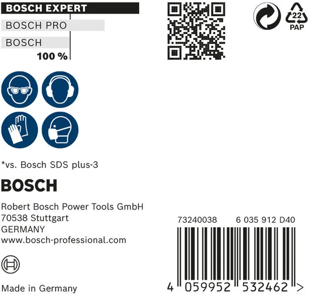 EXPERT SDS plus-7X burgija za udarne bušilice od 12 x 100 x 165 mm, 10 delova 2608900173