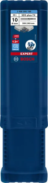 EXPERT SDS plus-7X burgija za udarne bušilice od 10 x 200 x 265 mm, 30 delova 2608900188