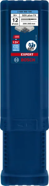 EXPERT SDS plus-7X burgija za udarne bušilice od 12 x 200 x 265 mm, 30 delova 2608900190
