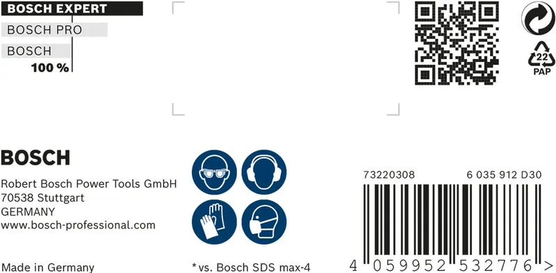 EXPERT SDS max-8X burgija za udarne bušilice od 12x600x740 mm 2608900203