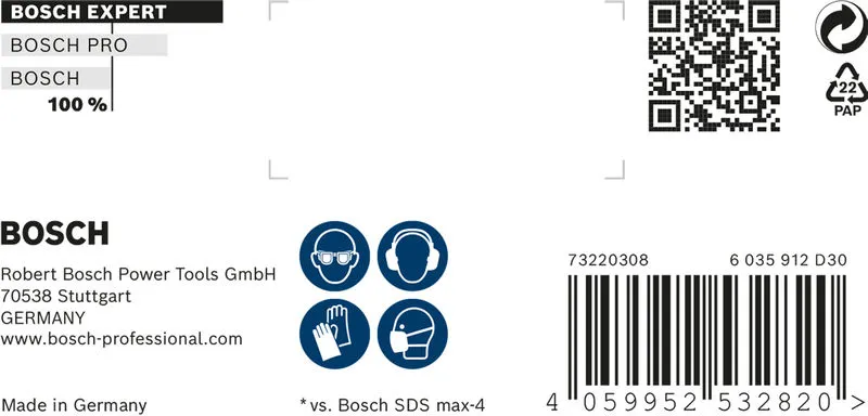 EXPERT SDS max-8X burgija za udarne bušilice od 14 x 400 x 540 mm 2608900208