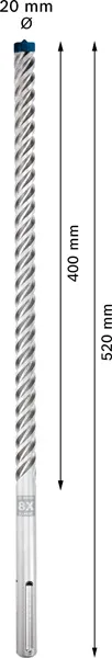 EXPERT SDS max-8X burgija za udarne bušilice od 20x400x520 mm 2608900229