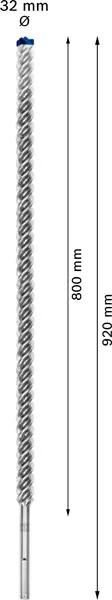 EXPERT SDS max-8X burgija za udarne bušilice od 32 x 800 x 920 mm 2608900257
