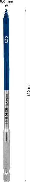 EXPERT Self Cut Speed pljosnata burgija od 6 x 152 mm 2608900309